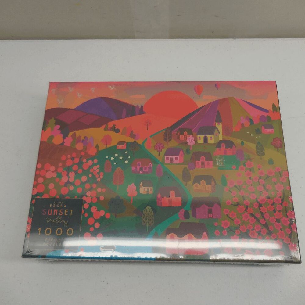 New Sealed‎ Elena Essex Sunset Valley 1000 Piece Jigsaw Puzzle NEW!!!